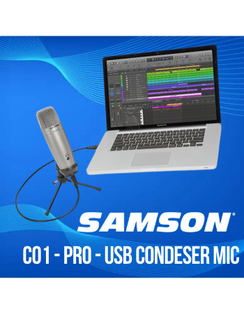 Samson C01U-Pro, Mikrofon Kondenser USB, kapan pun dan dimana pun!